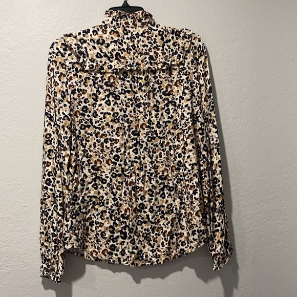 Anthropologie Maeve Katia Ruffled Buttondown - Picture 6 of 6